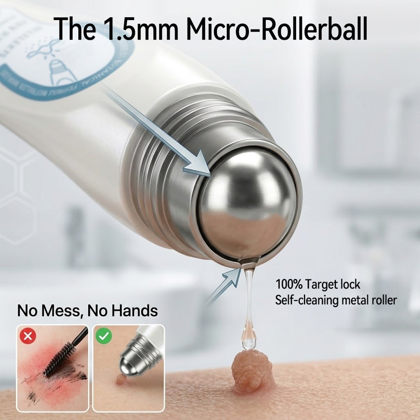 ✍️Official Brand Store | Rolimey® 🖊️ 7-Day Tag & Spot Eraser (Zero Pain, Zero Scars Rollerball) 🌱