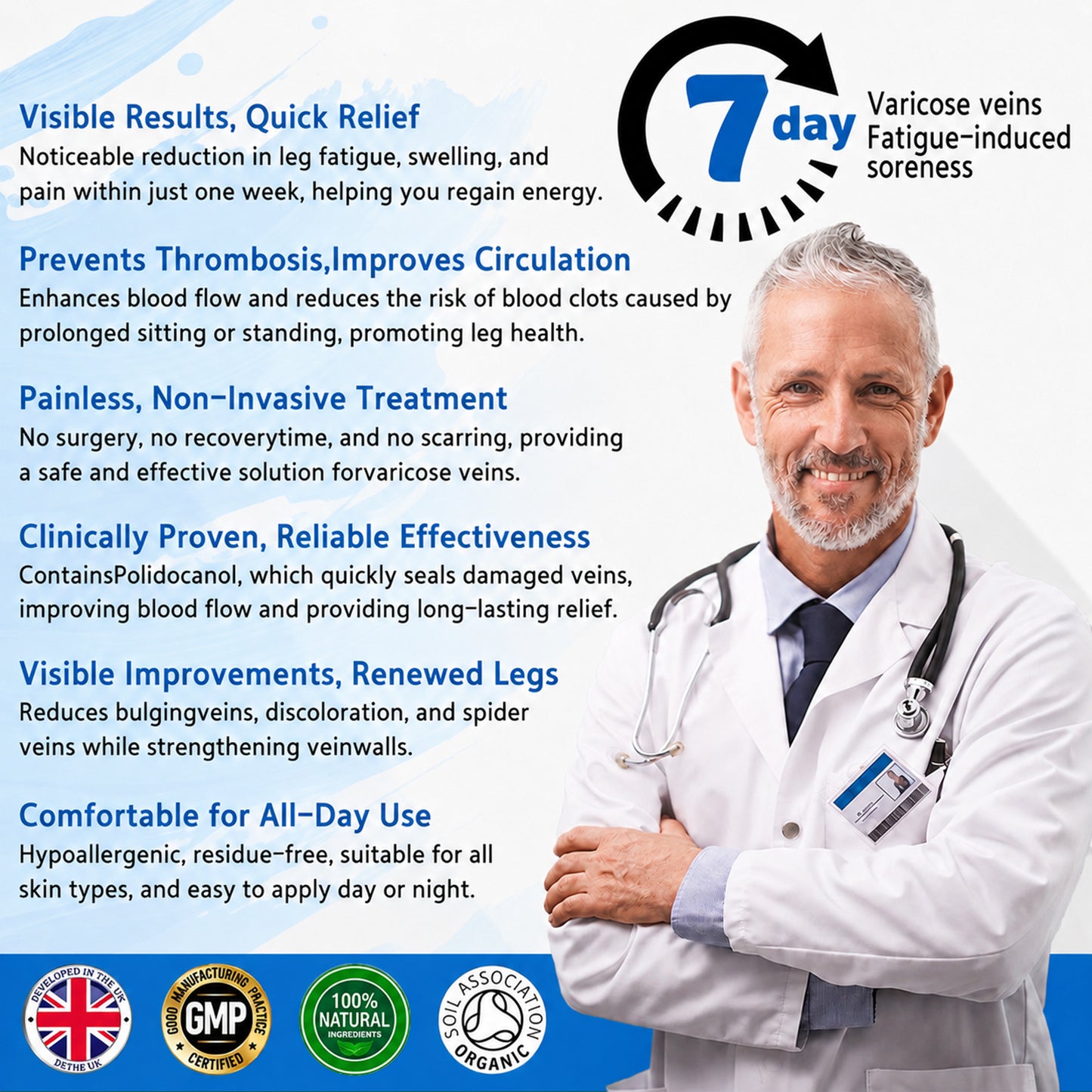 🌿DR.Fachmer® Vein Ease Microneedle Care Patch(For Spider Veins, Varicose Veins, Swelling & Leg Fatigue) - Last Day Promotion 50% OFF