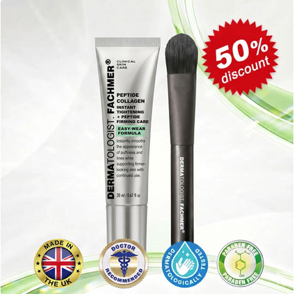 Dr. Fachmer®👀Peptide Collagen INSTANT TIGHTENING + PEPTIDE FIRMING CARE, Instantly smooths puffiness and lines while supporting firmer skin with continued use