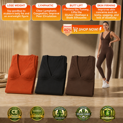 ✅ Official Brand Store 💚GFOUK® 2026 Moringa & Berberine 4-in-1 Micro-Particle Sculpting & Fat-Burning Bodysuit