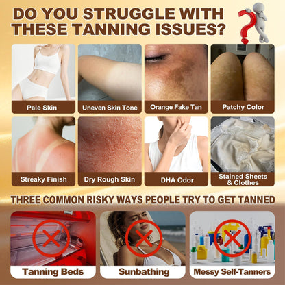 DR.Fachmer® 𝐒𝐮𝐧𝐥𝐞𝐬𝐬 𝐈𝐧𝐬𝐭𝐚𝐧𝐭 𝐁𝐫𝐨𝐧𝐳𝐞 𝐓𝐚𝐧𝐧𝐢𝐧𝐠 𝐌𝐢𝐜𝐫𝐨𝐧𝐞𝐞𝐝𝐥𝐞 𝐏𝐚𝐭𝐜𝐡 🔆