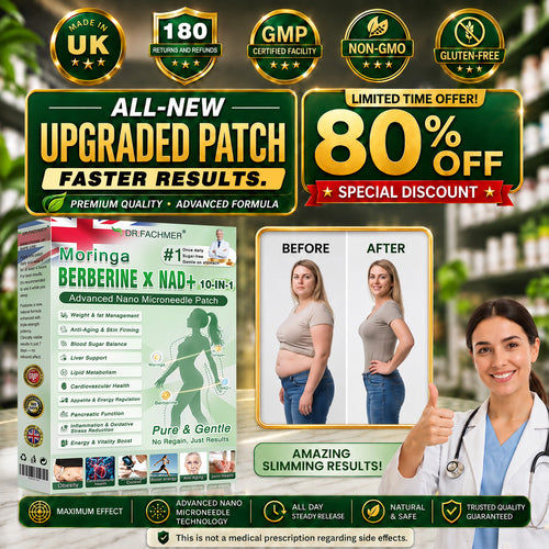 🥇 New 2026 Upgrade:  𝑫𝑹.𝑭𝒂𝒄𝒉𝒎𝒆𝒓® 𝑩𝒆𝒓𝑏𝘦𝘳𝑖𝗇𝒆 𝟲-𝗶𝙣-𝟏 𝑁𝑎𝑛𝑜 𝘔𝘪𝘤𝘳𝘰𝘯𝘦𝘦𝘥𝘭𝘦 𝖯𝚊𝗍𝖼𝗁 with Science-Backed Formula