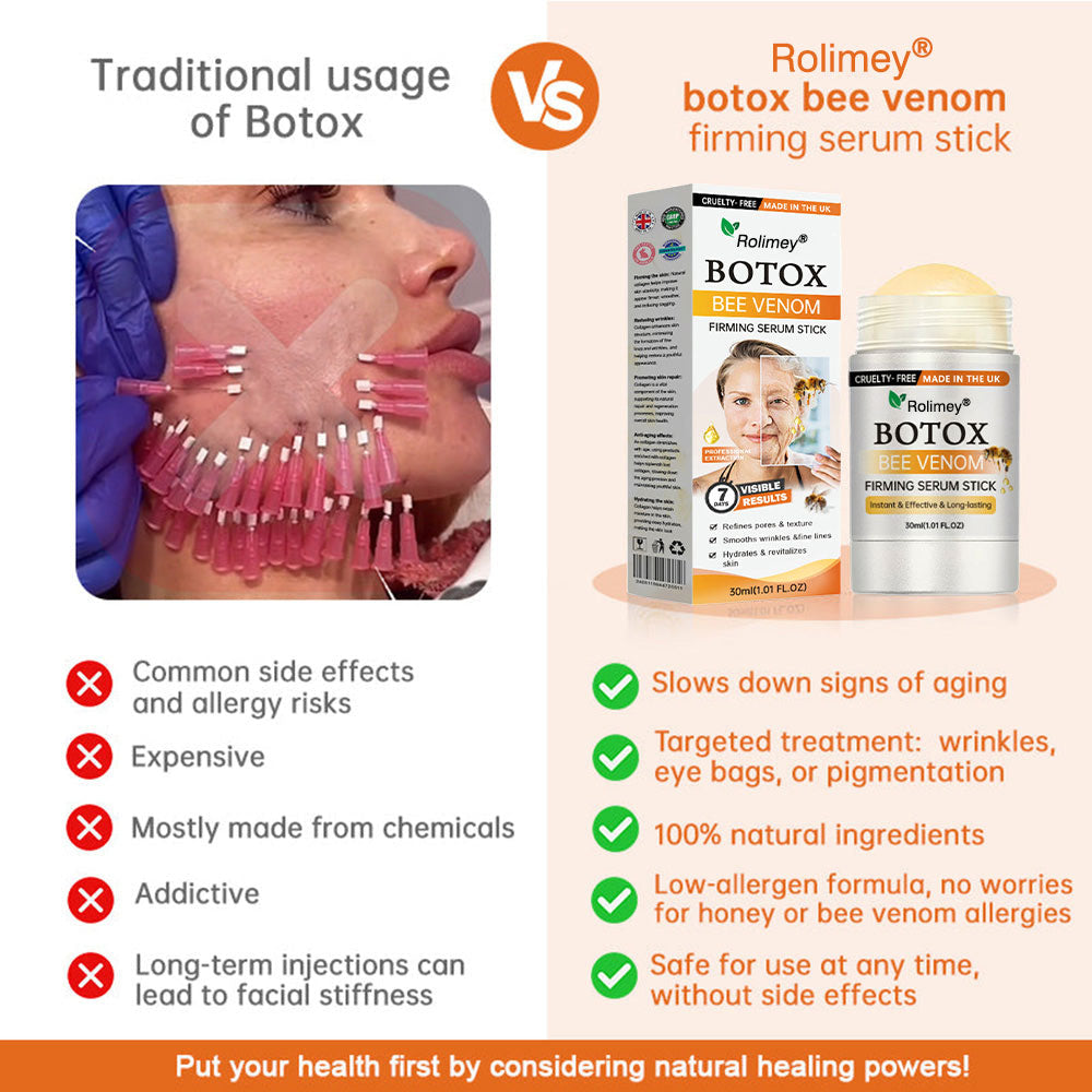 ✅✅Made and Shipped from UK🇬🇧 Rolimey® Botox Bee Venom Firming Serum Stick✅(LAST DAY 70% OFF)