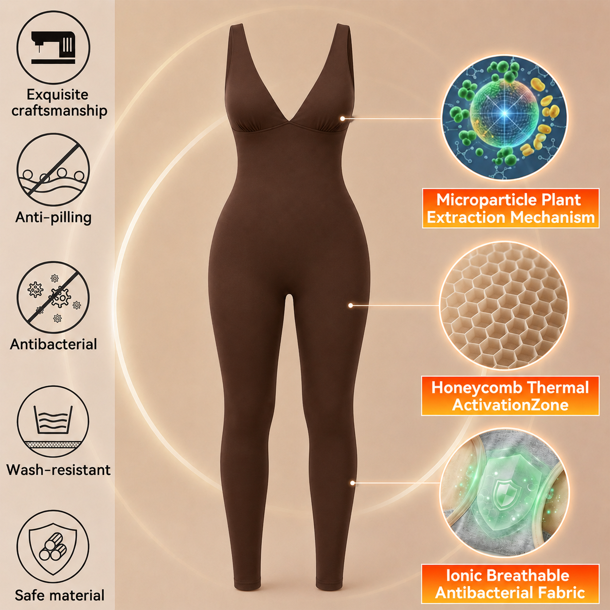 ✅ Official Brand Store 💚GFOUK® 2026 Moringa & Berberine 4-in-1 Micro-Particle Sculpting & Fat-Burning Bodysuit