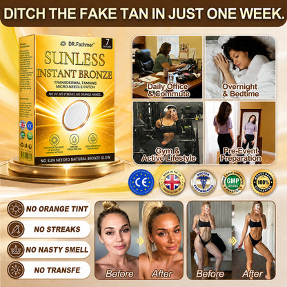 DR.Fachmer® 𝐒𝐮𝐧𝐥𝐞𝐬𝐬 𝐈𝐧𝐬𝐭𝐚𝐧𝐭 𝐁𝐫𝐨𝐧𝐳𝐞 𝐓𝐚𝐧𝐧𝐢𝐧𝐠 𝐌𝐢𝐜𝐫𝐨𝐧𝐞𝐞𝐝𝐥𝐞 𝐏𝐚𝐭𝐜𝐡 🔆