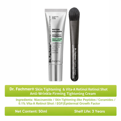 Dr. Fachmer®👀Peptide Collagen INSTANT TIGHTENING + PEPTIDE FIRMING CARE, Instantly smooths puffiness and lines while supporting firmer skin with continued use