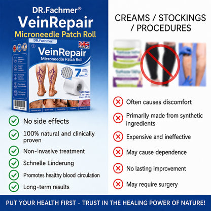 🌿DR.Fachmer® Vein Ease Microneedle Care Patch(For Spider Veins, Varicose Veins, Swelling & Leg Fatigue) - Last Day Promotion 50% OFF