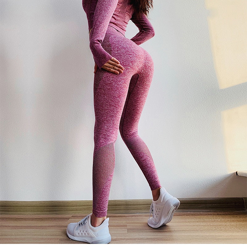 High Waist Seamless Yoga Leggings